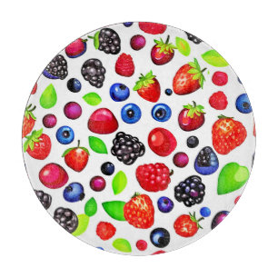 Berry Burst: Fruchtmuster Schneidebrett