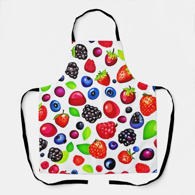 Berry Burst: Fruchtmuster Schürze (Vorderseite)