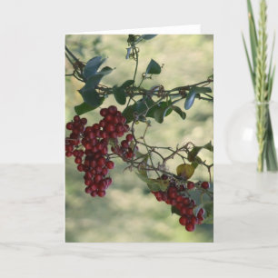 Berry Card Feiertagskarte