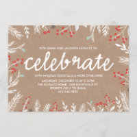 Berry Celeration Holiday Party Einladung