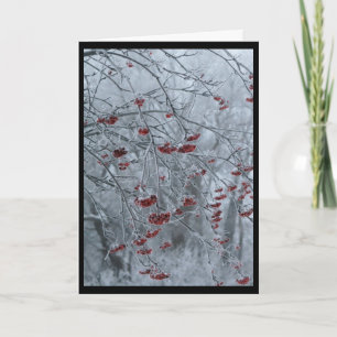 "Berry Christmas"-Karte Feiertagskarte
