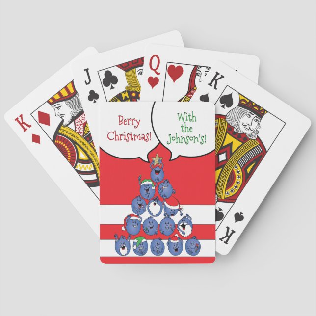 Berry Christmas Players Spielkarten (Rückseite)
