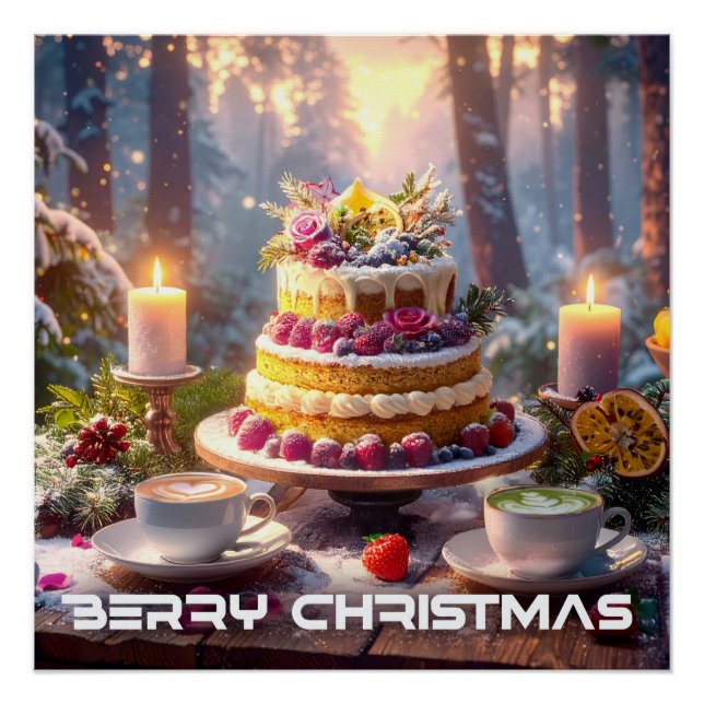 BERRY CHRISTMAS POSTER (Vorderseite)