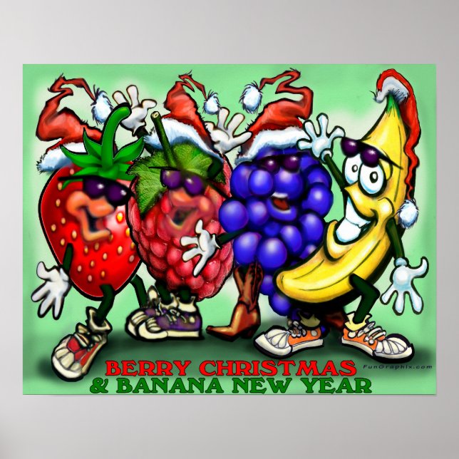 Berry Christmas Poster (Vorne)