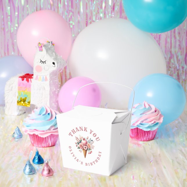 Berry Cool Happy Birthday Ice Creme Party Geschenkschachtel (Party)