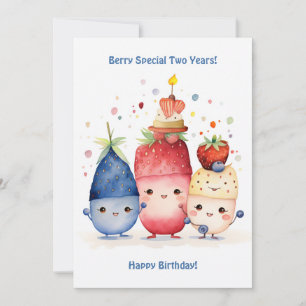 Berry Cute Anniversaire Carte Anniversaire