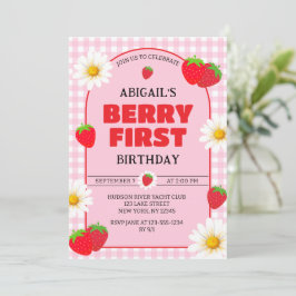 BERRY ERSTER GEBURTSTAG Einladung
