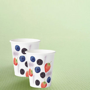 Berry First 1. Geburtstag Gemischte Berry Mu Pappbecher