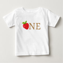 Berry First 1. Strawberry Birthday Baby T-shirt