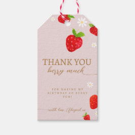 Berry First 1. Strawberry Birthday Vielen Dank Geschenkanhänger