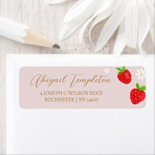 Berry First 1. Strawberry Geburtstagsadresse