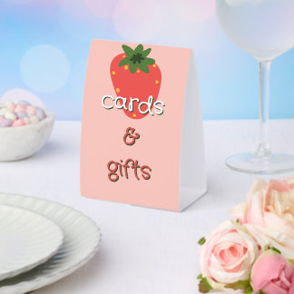 Berry First Birthday Cards & Gifts Tischaufsteller