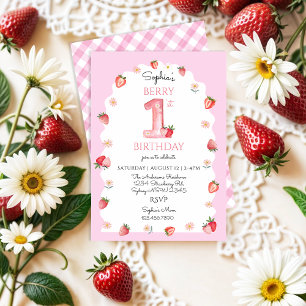 Berry First Birthday Einladung