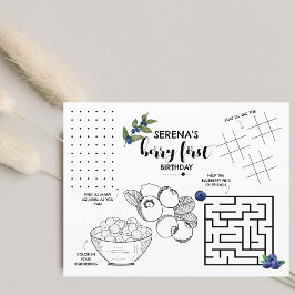 Berry First Birthday | Kids Activity Blueberry