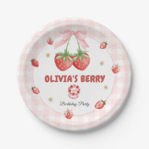 Berry First Birthday Soft Pink