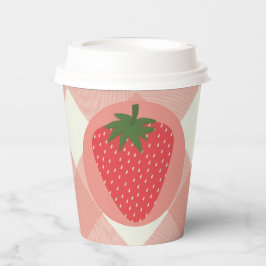 Berry First Birthday Strawberry Pappbecher
