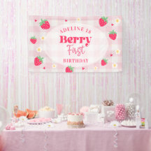 Berry First Cute 1. Geburtstag Erdbeere