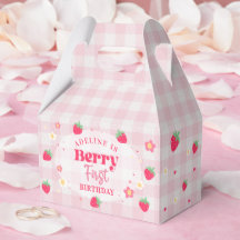 Berry First Cute 1st Birthday Strawberry
