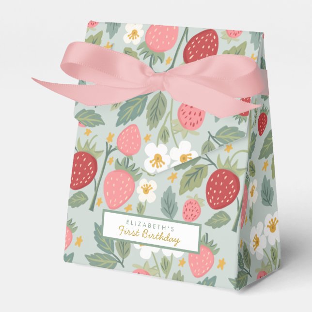 Berry first Strawberry Geschenkschachtel (Vorderseite)
