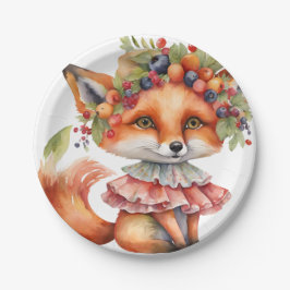 Berry Fox Blossom Pappteller