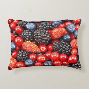 Berry-Fresh Background Mosaik Dekokissen