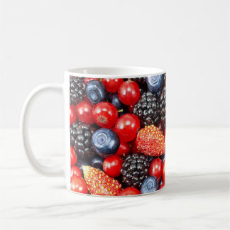 Berry-Fresh Background Mosaik Kaffeetasse