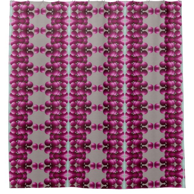 Berry Ikat 13 Duschvorhang (Vorderseite)