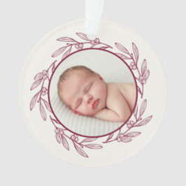 Berry Imprint Foto Holiday | Pflaume Ornament