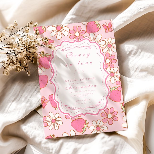 Berry in Bloom Brautparty Einladung (Von Creator hochgeladen)