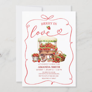 Berry In Love Coquette Invitation de la douche nup