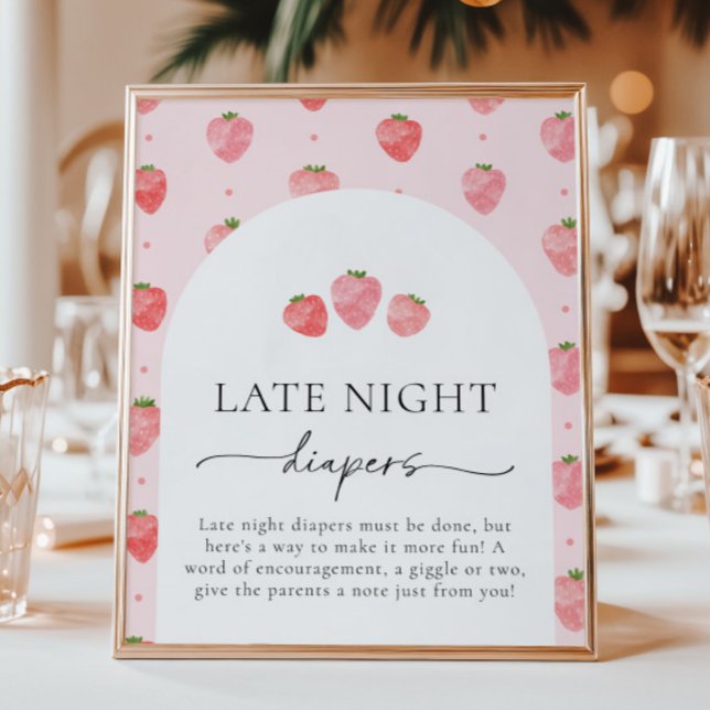 Berry Late Night Diapers Sign (Von Creator hochgeladen)