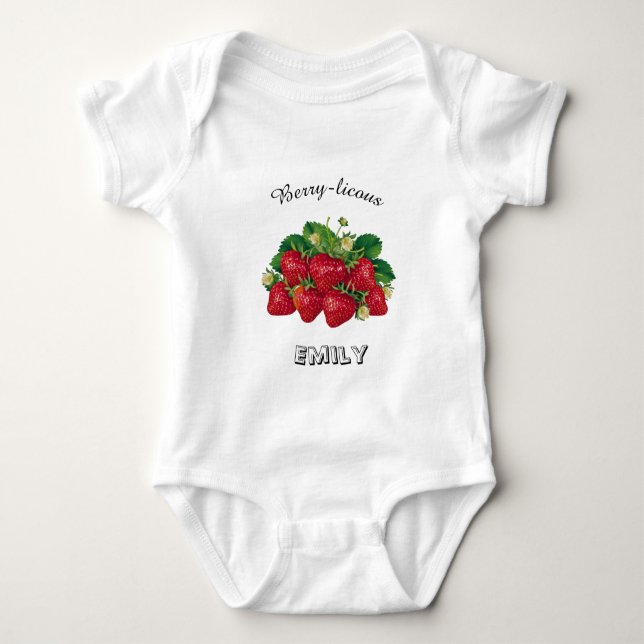 Berry-licous Baby Strampler (Vorderseite)