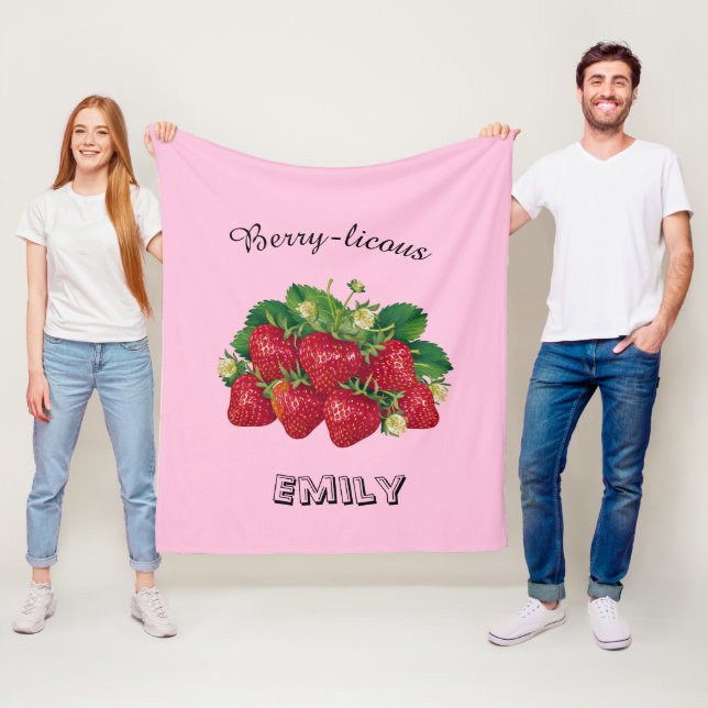 Berry-licous Fleecedecke (Beispiel)