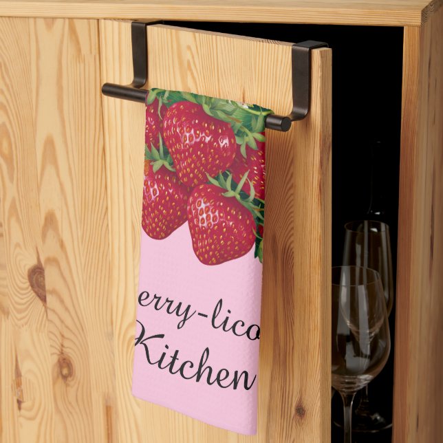 Berry-licous  geschirrtuch (Drittel gefaltet)