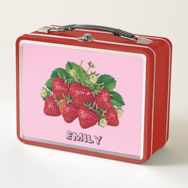 Berry-licous Metall Brotdose (Vorderseite)