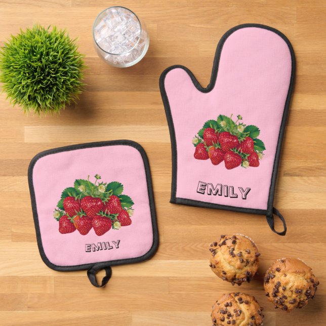 Berry-licous  ofenhandschuh & Topflappen-Set (Oben Unten)