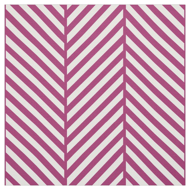 Berry Lila Herringbone Large Scale Stoff (Muster)