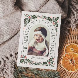 Berry Merriest Little Christmas Arch Foto Feiertagskarte