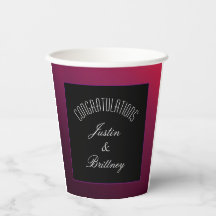 Berry Minimalistisch Paper Cup