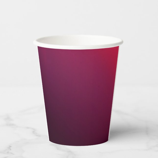 Berry Minimalistisch Paper Cup Pappbecher (Vorderseite)