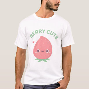 Berry Niedlich Pun, Toothy Grin Strawberry T-Shirt