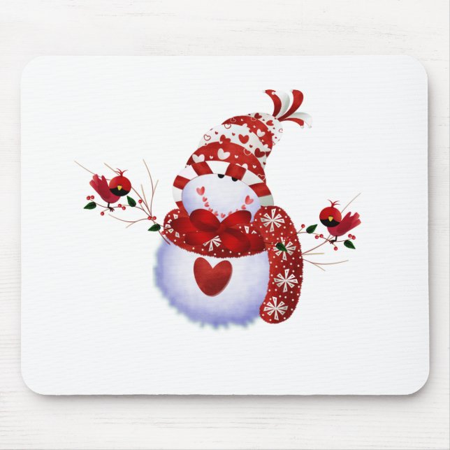 Berry Niedlich Snowman Mousepad (Vorne)