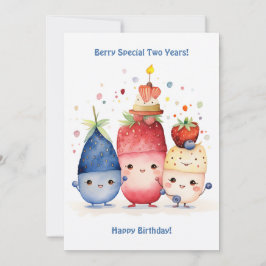 Berry Niedliche Geburtstagskarte Feiertagskarte