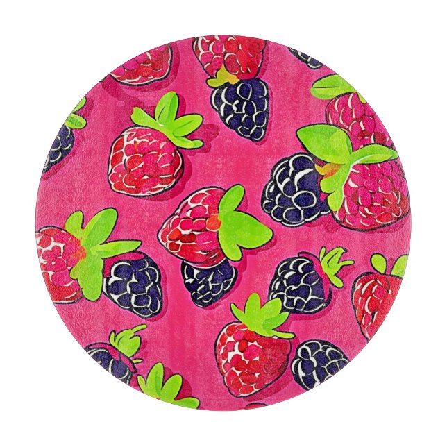 Berry Patch: Sweet Design Schneidebrett (Vorderseite)