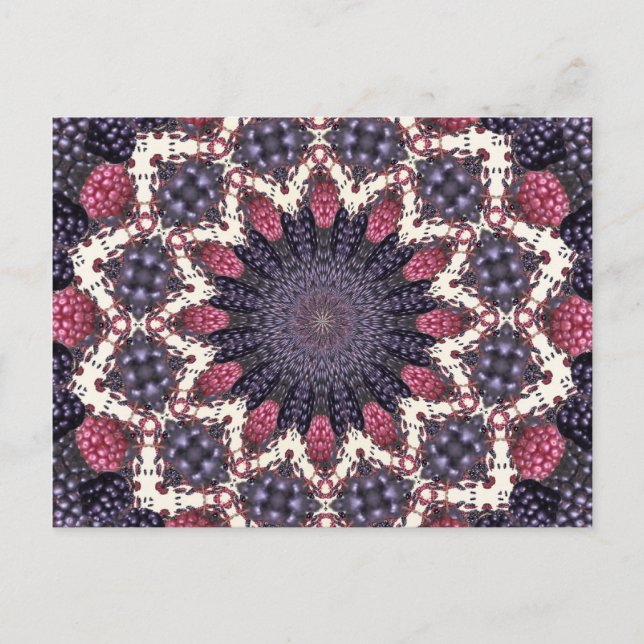 Berry Patchwork Postkarte (Vorderseite)