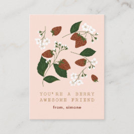 Berry Phantastisch Strawberry Class Cafè Lugano Begleitkarte