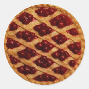 Berry Pie Runder Aufkleber