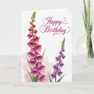 Berry Script Geburtstagskarte Karte