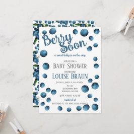 Berry Soon Baby Shower Einladung