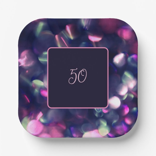 Berry Sparkle Paper Plate Pappteller (Vorderseite)